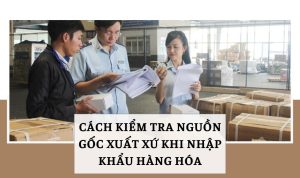 Cách kiểm tra nguồn gốc xuất xứ khi nhập khẩu hàng hóa 